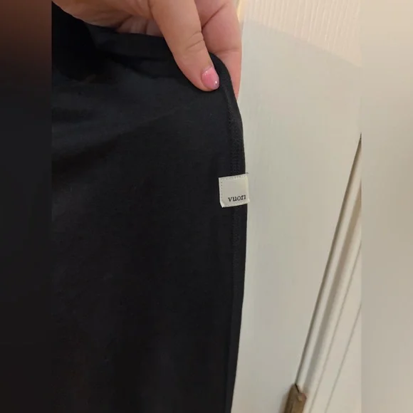 NWT Vuori Halo Slim Flare Black Heather Flare Leggings Size XL - Picture 4 of 13